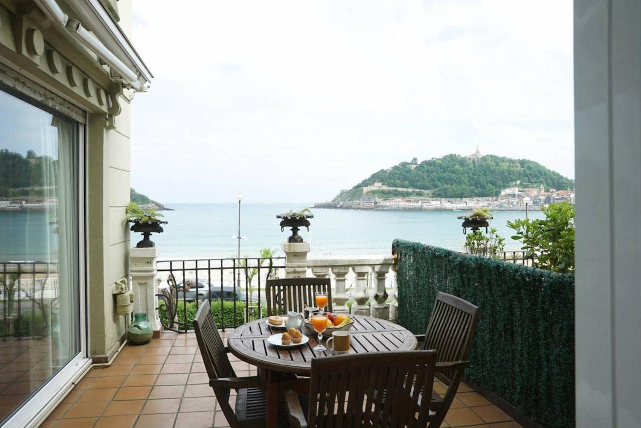 Breathtaking Terrace Views In Luxury Apartment - By Www,Sansebastianapartments,Es San Sebastián Exteriör bild